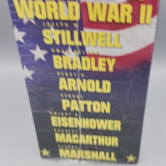 Famous Generals of World War II VHS 7 Cassettes Patton MacArthur & More Sealed - Picture 3 of 5